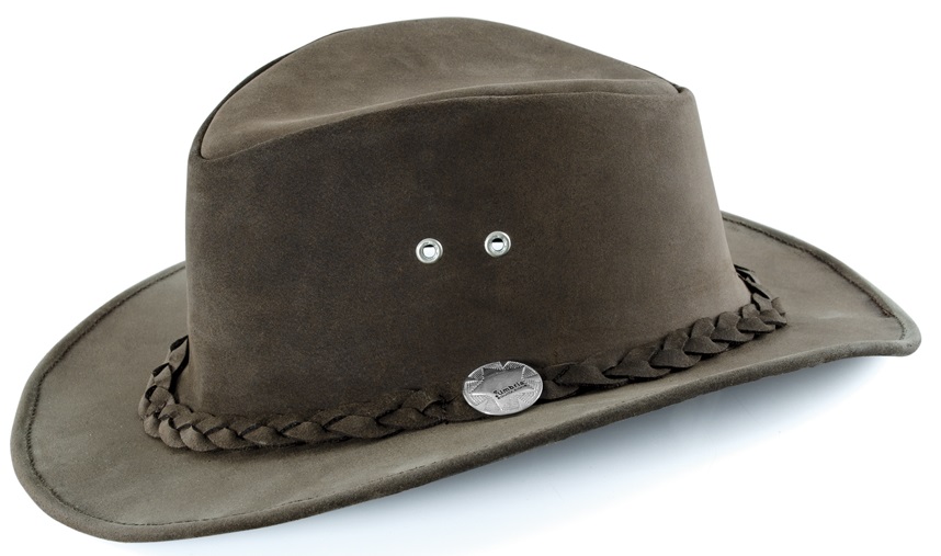 Australian Leather Hat 